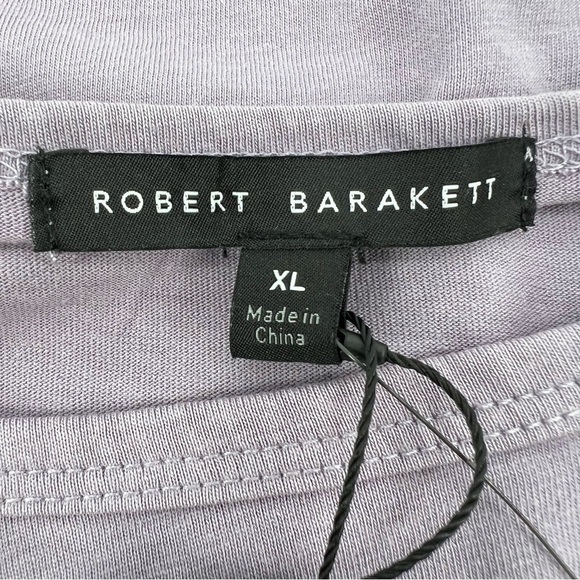 NWT Robert Barakett Purple Crewneck Short Sleeve T-Shirt Size XL Men's - Picture 2 of 8